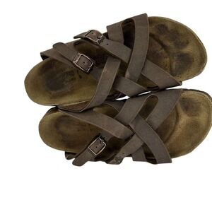 Birkenstock Birki's Women's Brown Slip-On Sandals Size 6 Casual Comfort